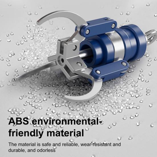 Mini Claw Machine Keychain Functional Mechanical Claw Toy with Retractable Arm Mechanical Style Backpack Charm for Gamers Cosplay