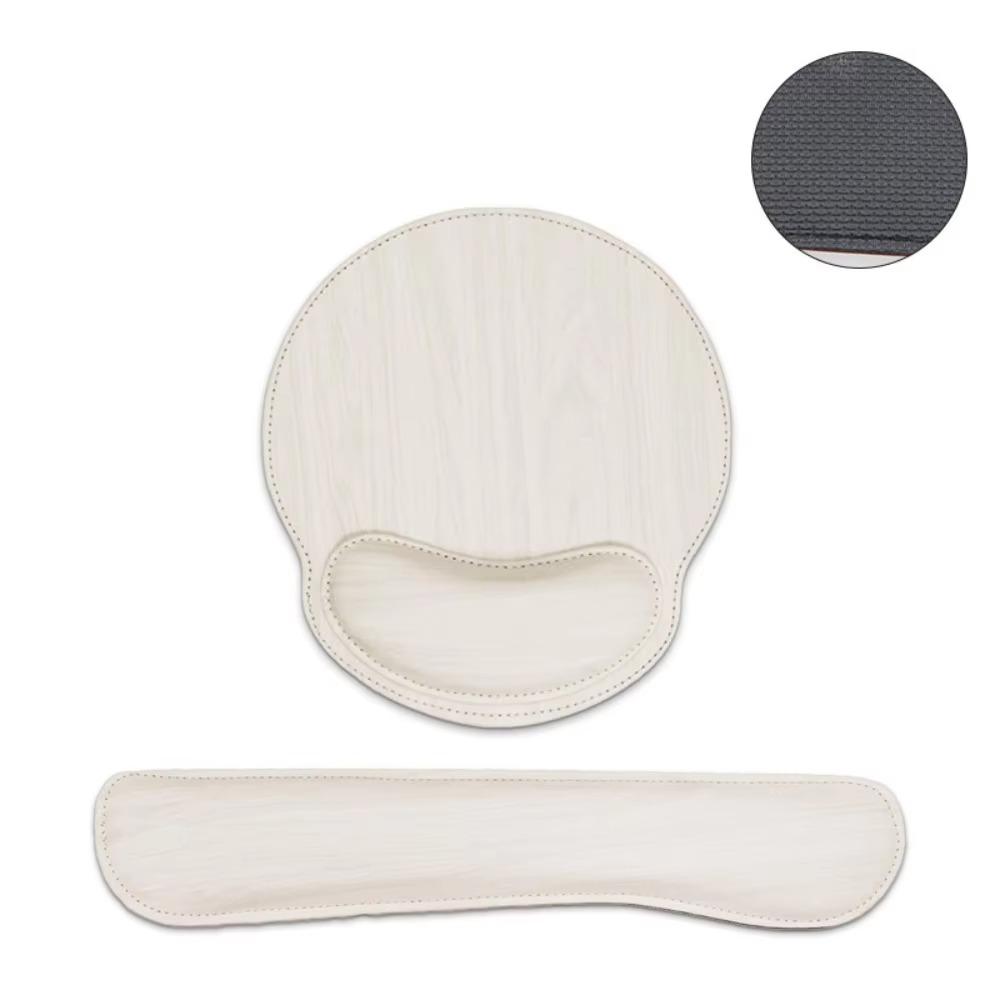 Ergonomic Wrist Rest Mouse Pad Keyboard Set Curved Support Base Office Home Pain Relief Typing