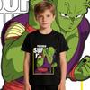 Dbz Piccolo Anime Print Cotton T Shirt Kids Boys Girls Casual Short Sleeve Tee Top Soft Breathable Summer Clothes