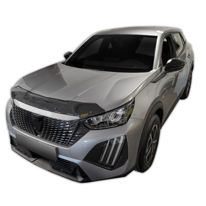 SCOUTT | Bra Capot Déflecteur Protection Pour Peugeot 2008 Depuis 2019, Aérodynamique, Assemblage Facile, Aucun perçage requis