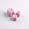 UV Colourful Recessed Square Acrylic Beads - Straight Hole Spacers for DIY Phone Chains Bracelets Jewelry