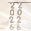 2026 Theme Acrylic Earrings Smooth Surfaces Unique Accessory Casual Formal Earrings Suitable for Fashion Women Present