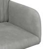 Dining Chairs 2 Pcs Velvet Light Gray 55 X 50 X 84 Cm