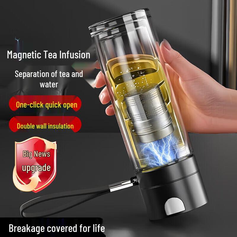 XDO Magnetic Tea Infuser Glass Bottle