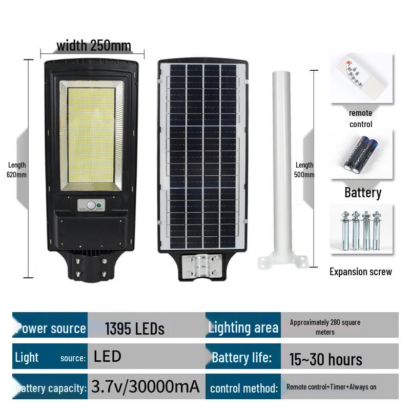 Hongchou Integrated Solar Motion Sensor LED Street Light
