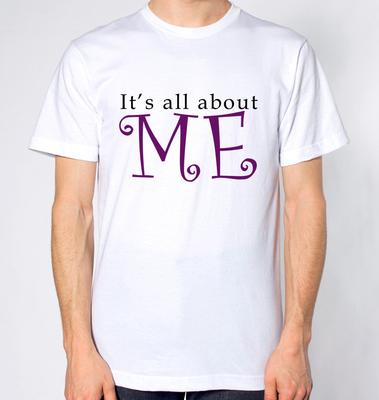 Es dreht sich alles um mich T-Shirt Herren Damen Unisex Oberteil