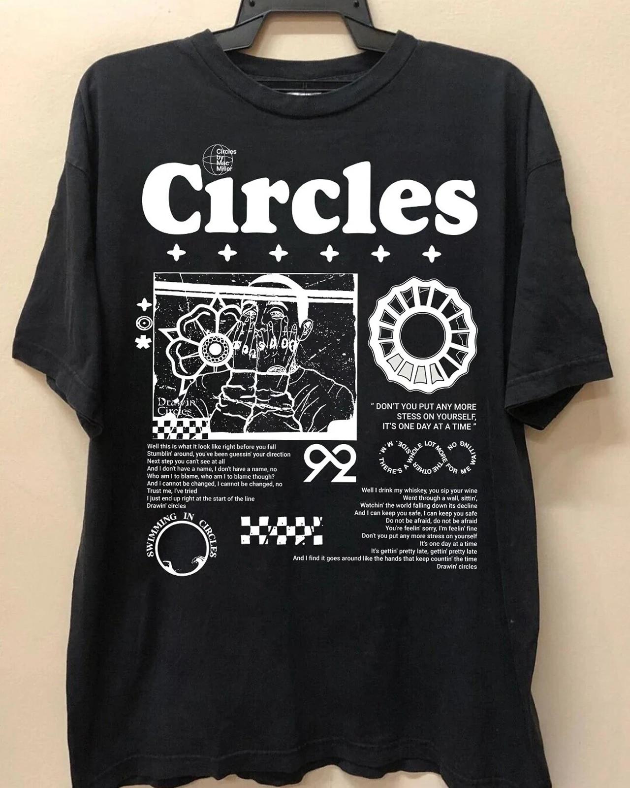 

Плавання колами Mac Miller Подарунок для фаната Футболка Повний розмір S-5XL 2XL
