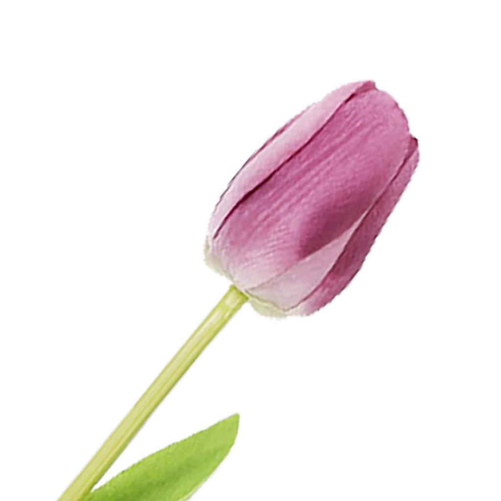 Artificial Tulip Flower Real Touch Fake Tulip for Home Kitchen Wedding Decoration Faux Floral Decor