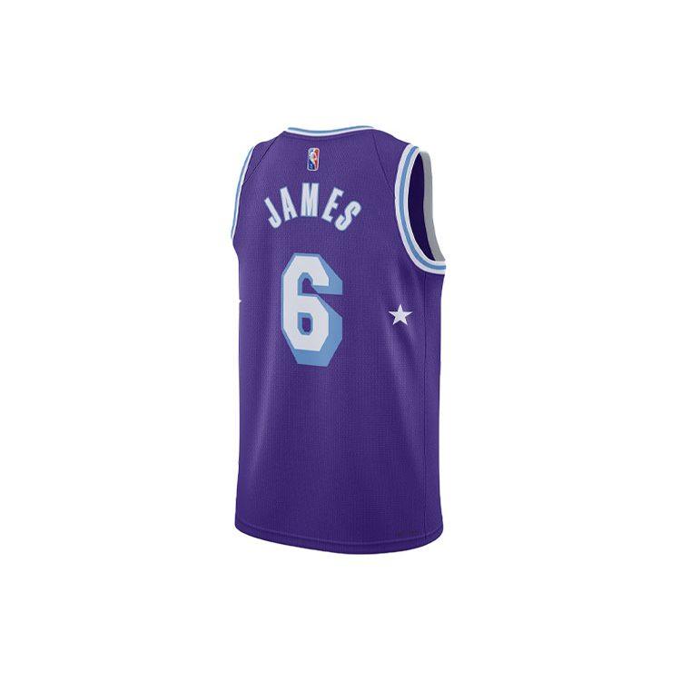 Nike Nba Los Angeles Lakers City Edition Lebron James 6 Dri FIT Swingman Jersey DB4032-506