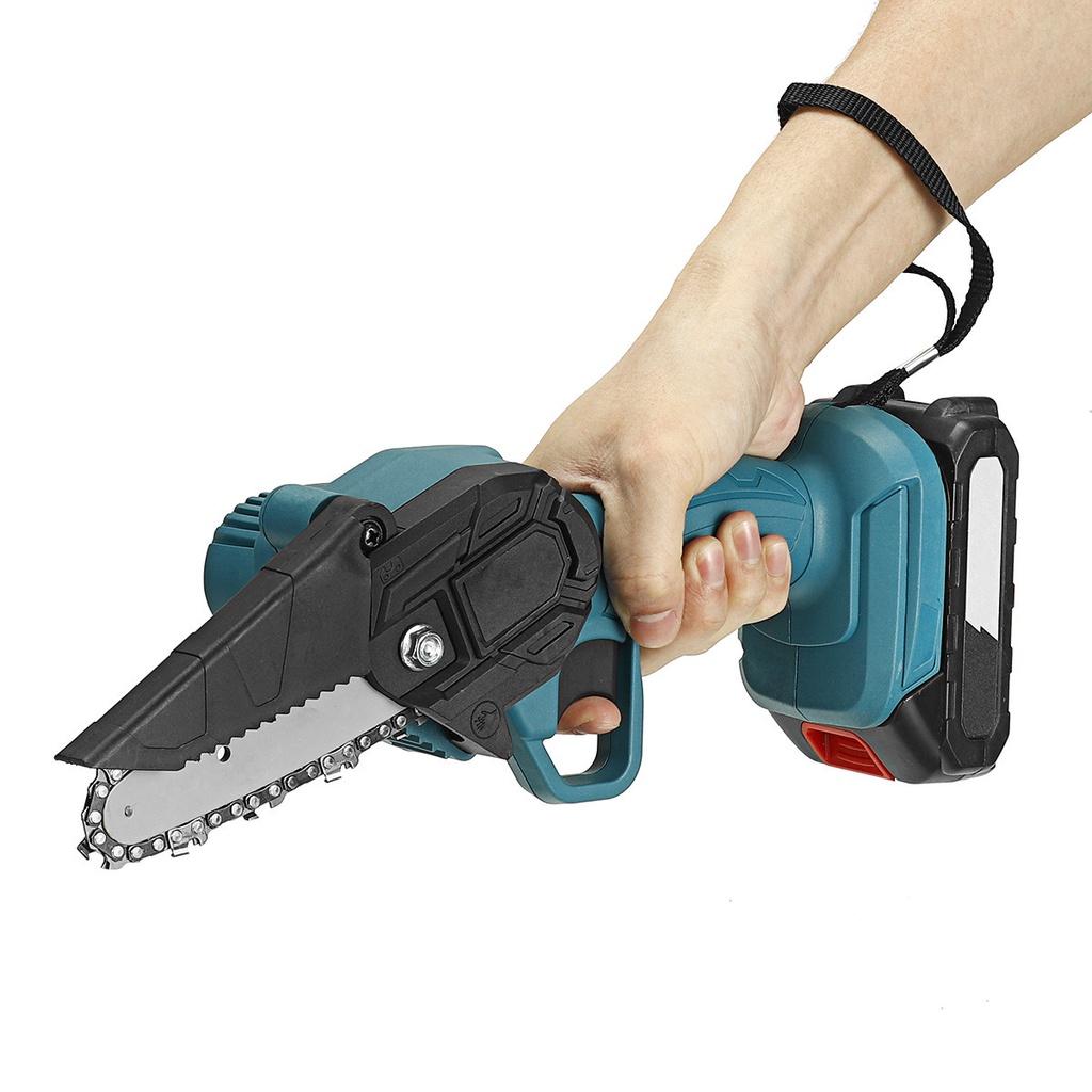 1500W 4 Inch Mini Electric Chain Saw Cordless Rechargeable Chainsaw Woodworking Garden Tool