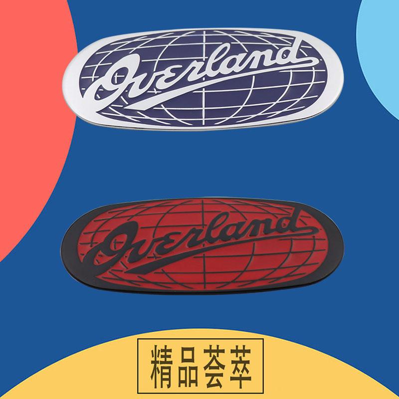 3D Overland for Off Road SUV Car styling Fender Rear Trunk Emblem Badge Sticker