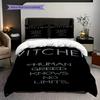 The Witcher Fantasy Adventure Bedding Bedding 1 Duvet Cover 2 Pillowcase Without Core Christmas Birthday Gift Bedding Set