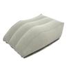 Inflatable Leg Elevation Pillow Flocked Pvc Wedge Foot Rest Cushion Portable For Travel Home Reading Relax