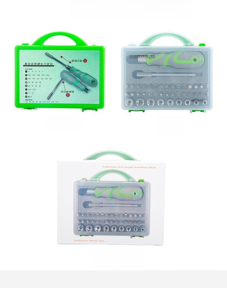 41 In 1 Telescopic Screwdriver Set Cross Slotted Torx Socket Repair Tools