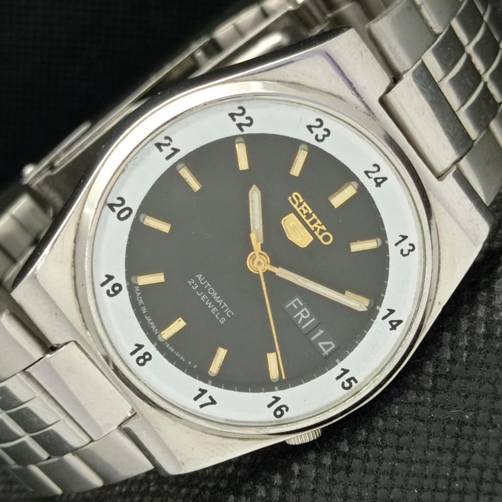 

Б/У винтажные мужские часы SEIKO 5 AUTO 7S36A из Японии с оригинальным циферблатом 568e-a302146-2 SKU568e-a302146