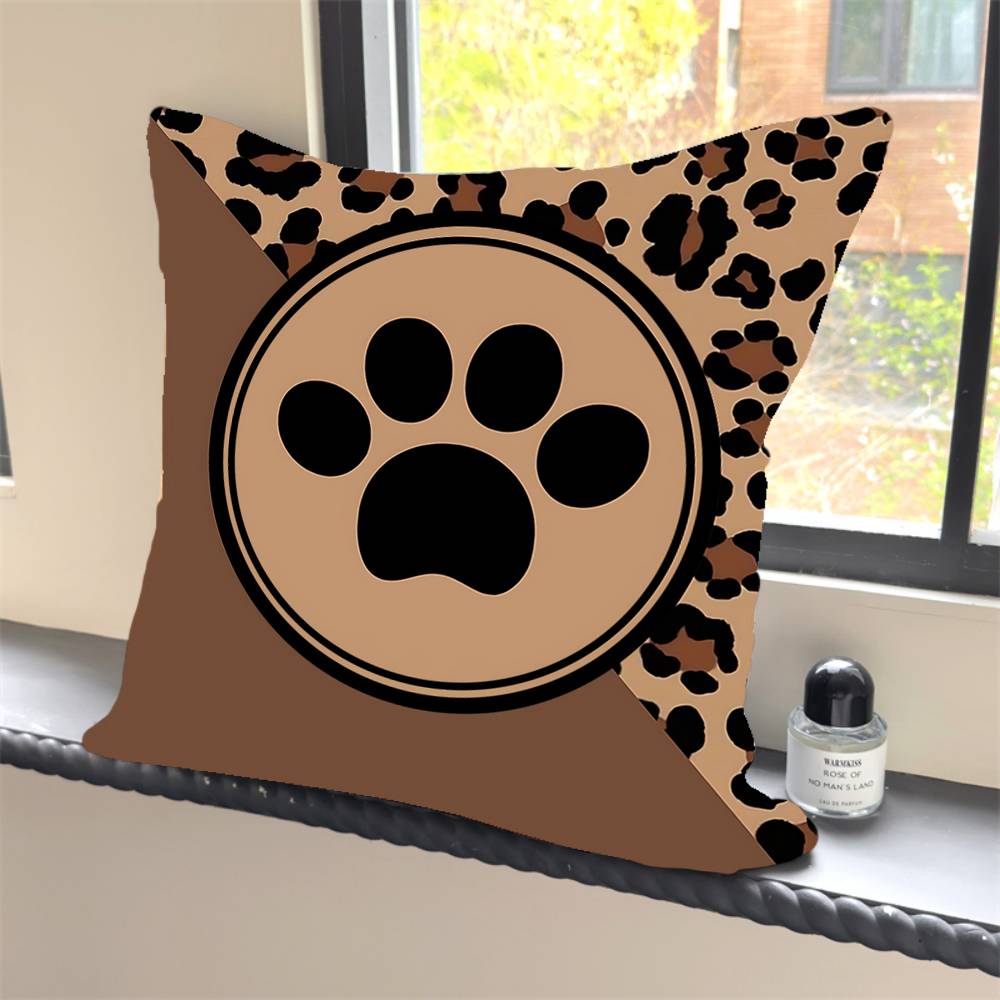 1PC Fashion Leopard Print Pillow Case Square  Bedroom Sofa Leisure Comfort Cushion Car Home Decoration