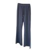 Gray Versatile Thin Pants Women's Casual Pants Spring and Summer New Drawstring Elastic High-waisted Trousers