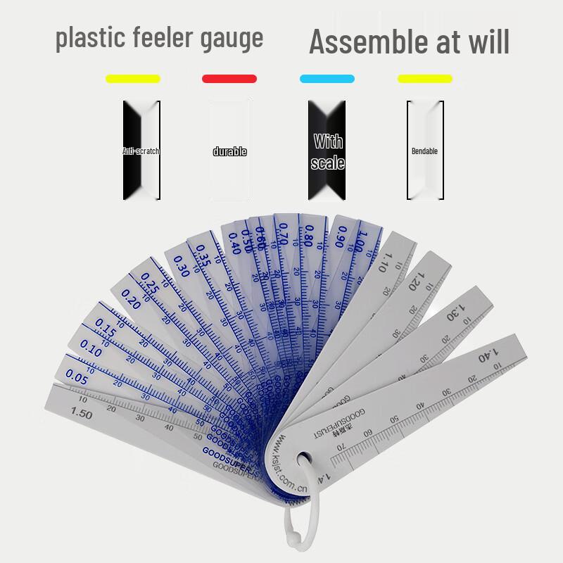OIMG Opaque Plastic Feeler Gauge Set