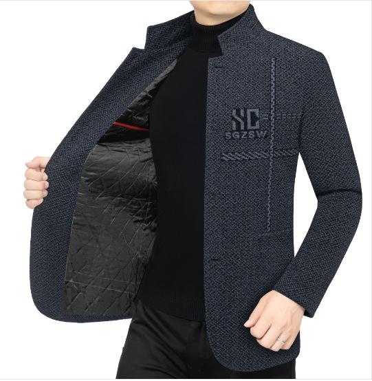New Men's Top Mao Suit Button Version Suit Single Coat Men