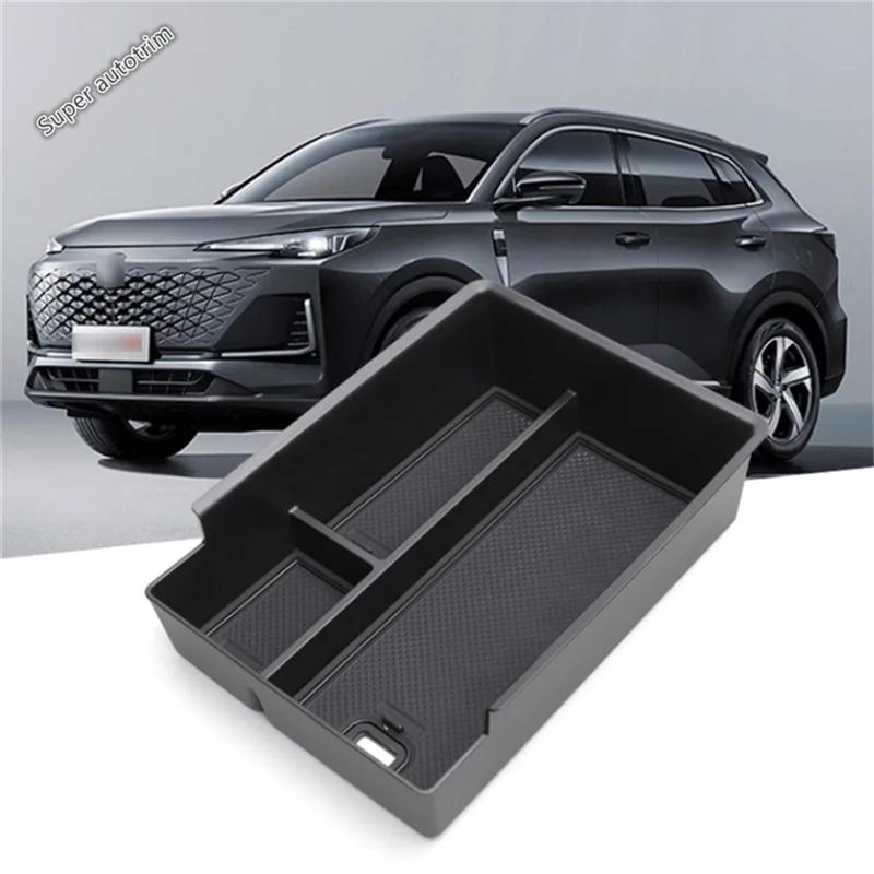 Car Central Control Armrest Storage Box Below Box Container Pallet Phone Holder Tray Accessories For Changan CS55 Plus 2024 2025