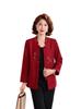 2026 Festive Tang Suit Shirt for Middle-Aged and Elderly Women: Grandma's Versatile Autumn Nine-Point Sleeve Chinese Style Top