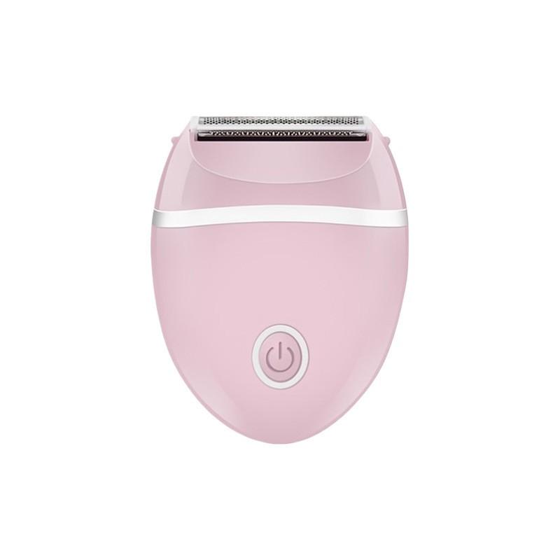 

Машинка для удаления волос, триммер для женщин, наконечник ножа, водостойкий, моющийся по всему телу, волосы в подмышках и на ногах без черных пятен светло-розовый