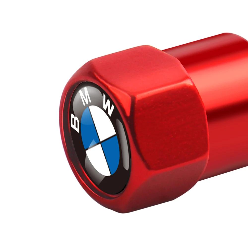 4Pcs Car Wheel Tires Bolt-in Valve Caps Badge For BMW M E34 E36 E60 E90 E46 E39 E70 F10 F20 F30 X5 X6 X1 M3 M5 M6 E71 F01 F02