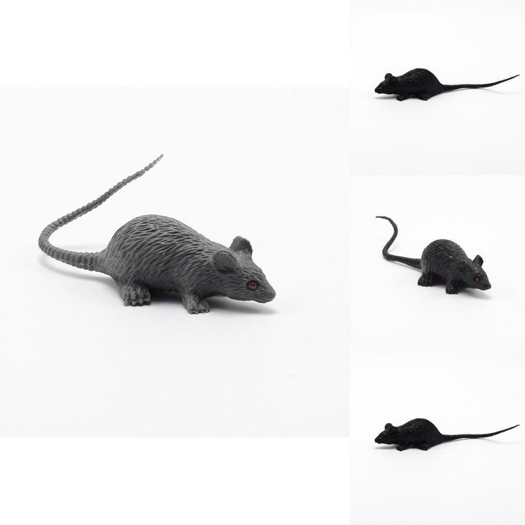 Unique Mini Mouse Toy Model For Pranks And Halloween Fun Plastic Material 9cm Size