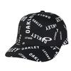 Oakley FOS901892 LOGO CAP ONE SIZE FA BLACKOUT Golf Cap 24.0 - Sweat-wicking, Quick-drying, Antibacterial, Odor-resistant
