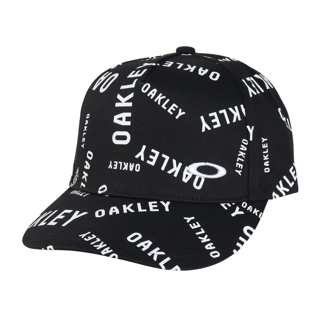 

Oakley FOS901892 LOGO CAP ONE SIZE FA BLACKOUT Golf Cap 24.0 - Sweat-wicking, Quick-drying, Antibacterial, Odor-resistant