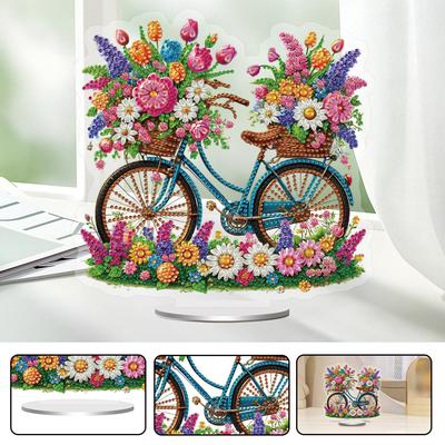 2D Flat DIY Acrylic 5D DIY Diamond Art Tabletop Decorations Diamond Painting Desktop Decors Diamond Painting Desktop Decorations