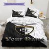 Name Custom Portimonense SC Pattern Bedding Set Quilt Cover Pillowcase Home Decor Gift (1 * Duvet Cover + 2 * Pillowcase, Without Core)