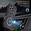 For iPhone 16 Pro Case Rotatable Kickstand PC+TPU Drop Protection Phone Cover