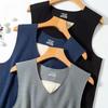 Men's Double-Sided Fleece-Lined Quick-Heat Seamless Vest - Thick, Warm Base Layer for Autumn/Winter