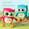 Roztomilá zvířátka elektronická hračka, Sova Kachna Mazlíček s Hudbou Světlem Tančící Nastavitelná Hlasitost Pohybující se Robotický Režim pro Děti