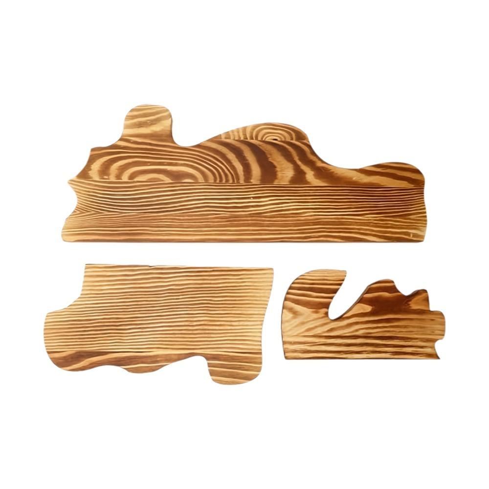 Wall Mounted Cloud Shaped Wall Display Shelves Wooden Plant Stand Wall Shelf  for Living Room