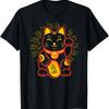 Maneki Neko Lucky Cat Japanese Money Kitten Good Luck Charm T-Shirt