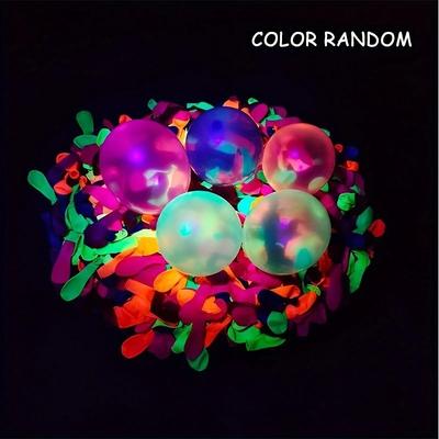 20 Stück Party-Luftballons UV Schwarzlicht-Reaktiv Neon Fluoreszierend Ballons GLOW In The DARK Ballon für Erwachsene Hochzeit Hallowe