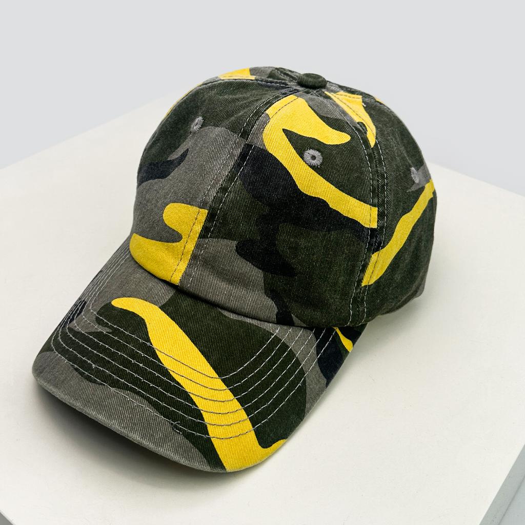 Baseball Style American Camo Street Urban Women  Men For Neutral Gender Fresh Caps Peaked Hats Sunshade Retro Versatile Personal Sports Fashion