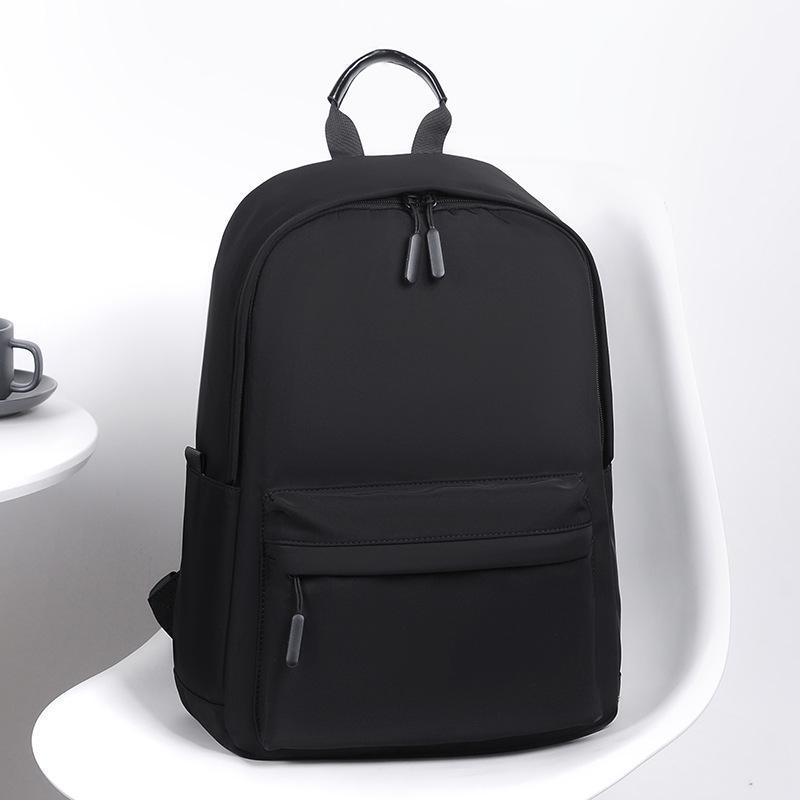 14-Inch Large Capacity Backpack for Men and Women, Customizable LOGO, Korean Style Schoolbag for Middle School Students