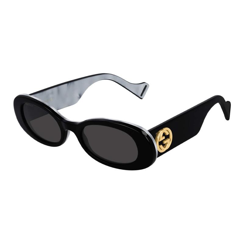 GUCCI Statement Sunglasses Black/Grey Unisex