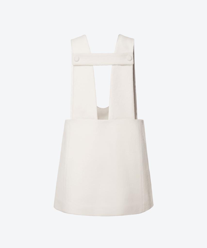 Untage Wool Trapeze Mini Dress (White)_Uws-Ss21
