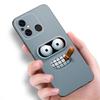 Cartoon F-Futuramas Black Case For Xiaomi Redmi 11 Prime 11A 12C 13C A1 A2 Plus A3 12 4G 10 13R 5G 9A 10A 9C 10C 9i 12R Note 9T