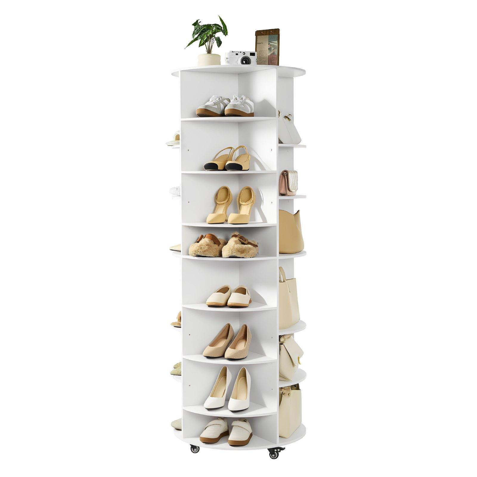 VEVOR 7 Tier Rotating Shoe Rack
