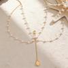 Pearl Pendant Belly Chain Zinc Zinc Alloy Boho Chest Chain Vintage Waist Chains  Music Festival