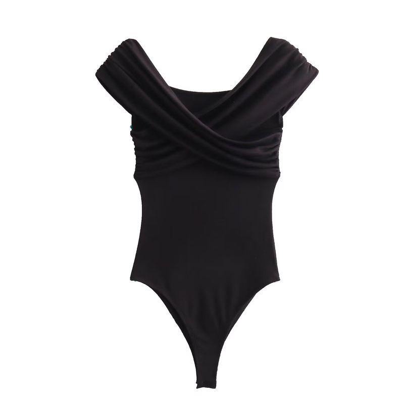 

Kaslead Fashion Style Casual Tight Jumpsuit Black S