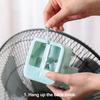 Hanging Fan Cooler with Hook Reusable Ice Cube Water Holder Fan Home Office Dormitory Fan Mini Cooling Device