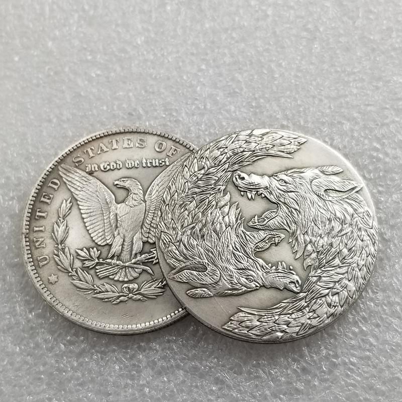 Homeless Memorial Medal, Used Silver Dollars, Antique Crafts