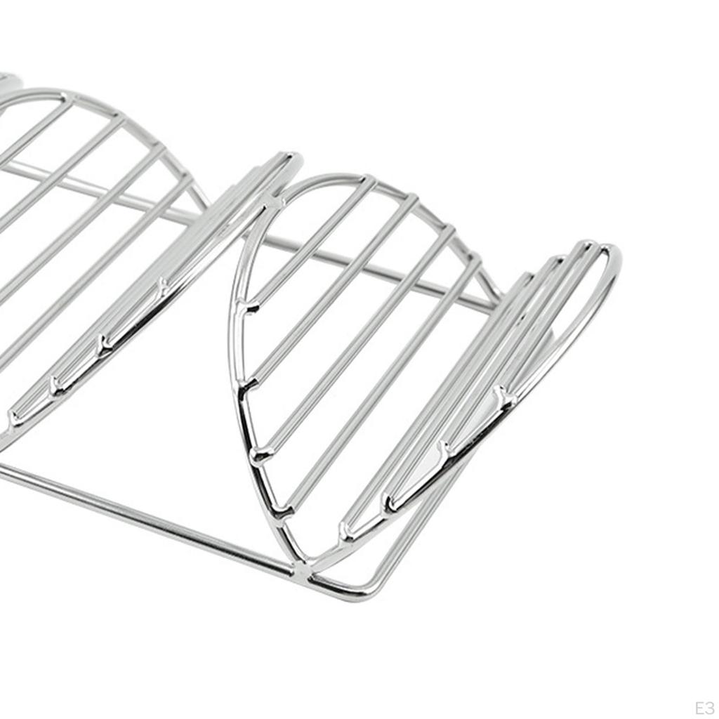 Hochwertige Taco-Halter, Edelstahlständer, Passend für Heißluftfritteusen, Backöfen, Tabletts Racks Halten