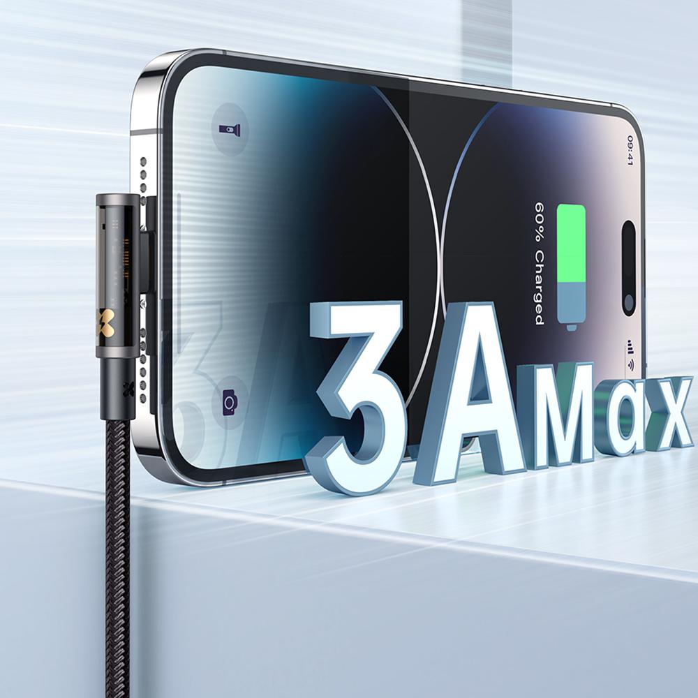 Prism Cable, For Iphone, Angled, High-Speed, 36W, 1.2M, Mcdodo